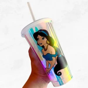 Princess Jasmine Cup with Lid and Straw